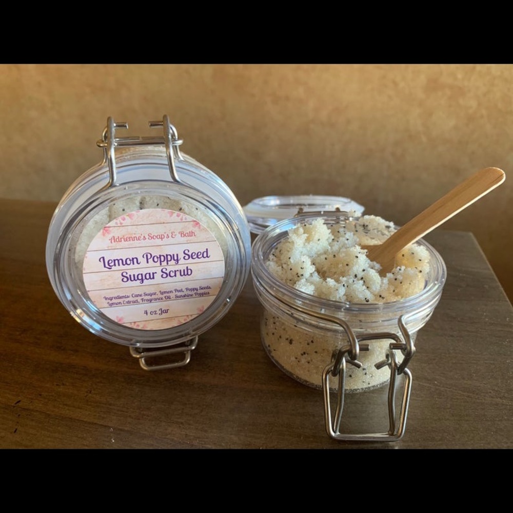 Lemon Poppy Sugar Scrub